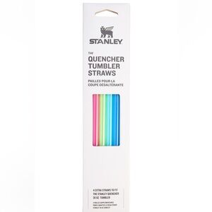 NIB Stanley Quencher 30 oz. Travel Tumbler Straws 4-Pack Summer 1